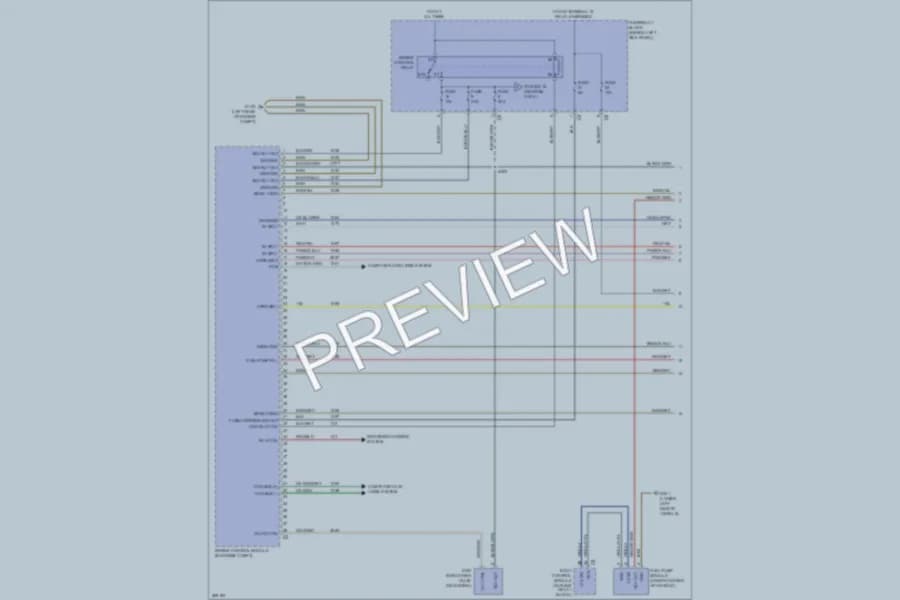 2007 Dodge 3500Sprinter Engine Performance wiring diagram preview