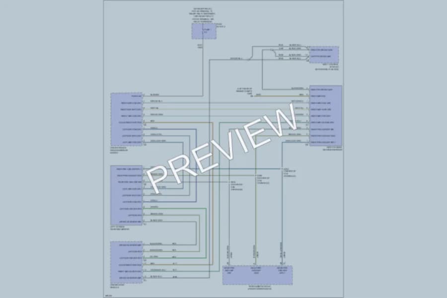 2007 Dodge 3500Sprinter Power Mirrors wiring diagram preview