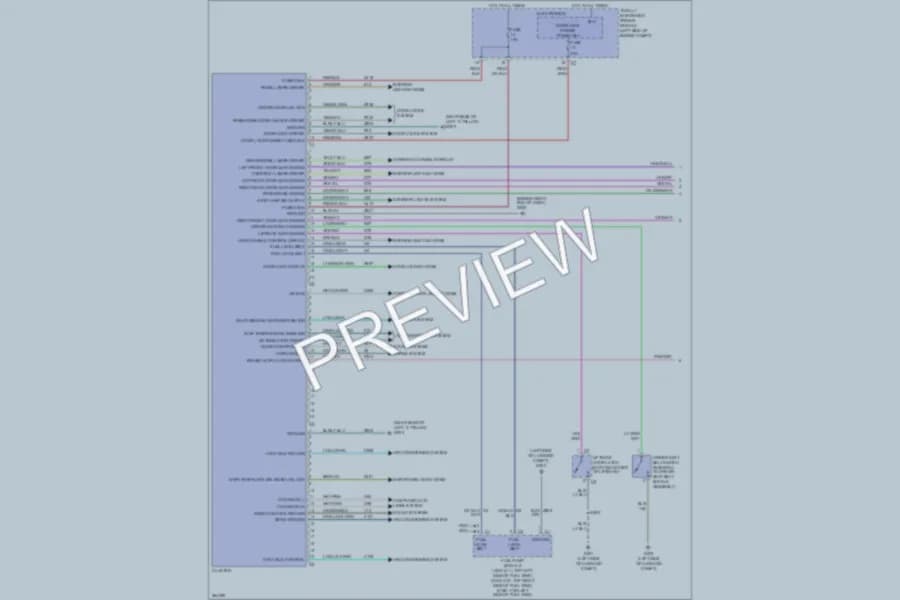 2007 Dodge Caliber Instrument Cluster wiring diagram preview