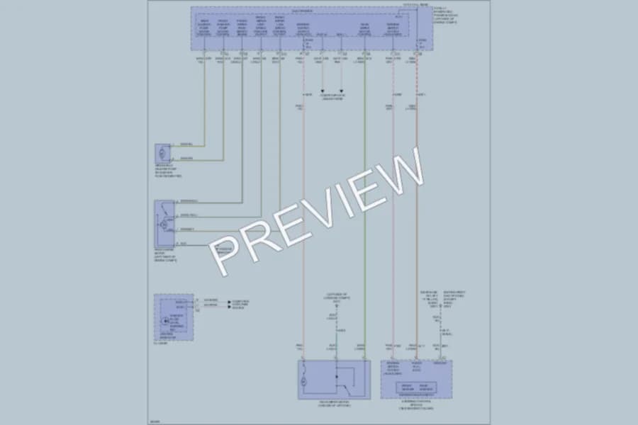 2007 Dodge Caliber Wiper Washer wiring diagram preview