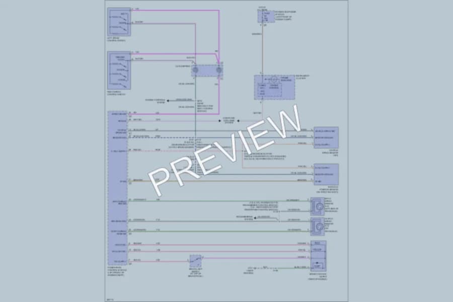 2007 Dodge Caravan Cruise Control wiring diagram preview