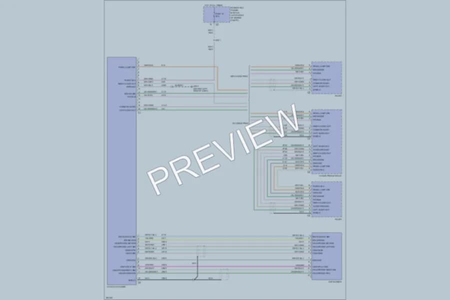 2007 Dodge Caravan Radio wiring diagram preview