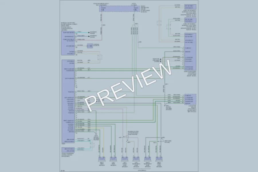 2007 Dodge Charger Radio wiring diagram preview