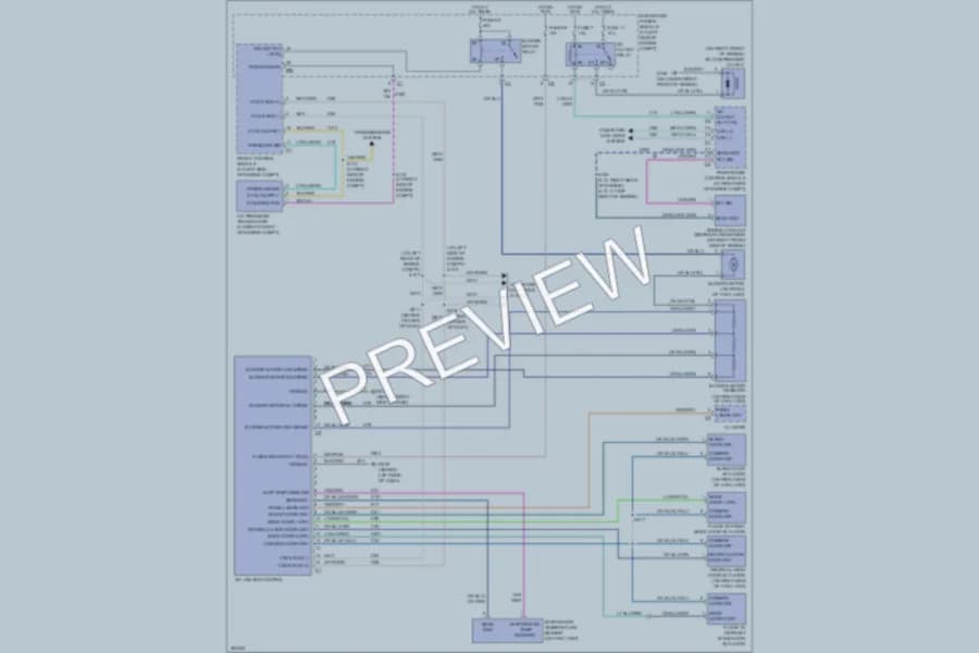 2007 Dodge Dakota Air Conditioning wiring diagram preview
