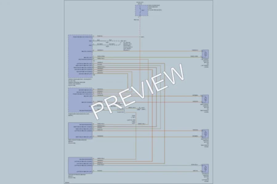 2007 Dodge Dakota Power Windows wiring diagram preview