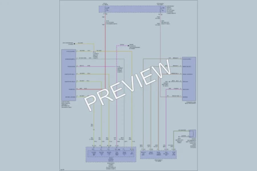 2007 Dodge Dakota Transmission wiring diagram preview