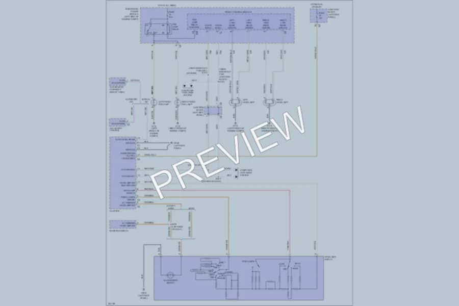 2007 Dodge Durango Headlights wiring diagram preview