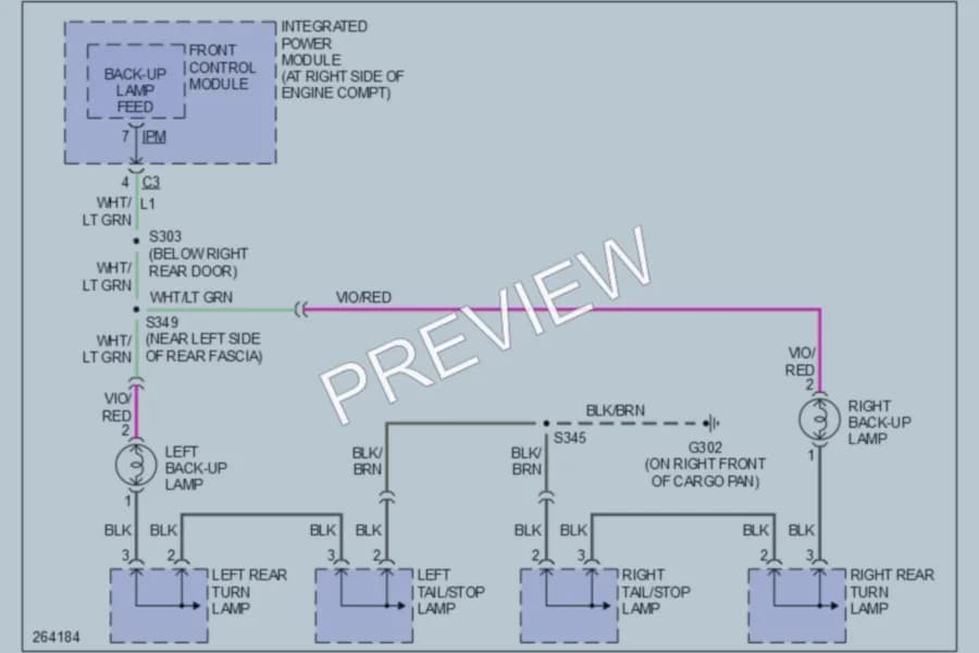 2007 Dodge Magnum Exterior Lights wiring diagram preview
