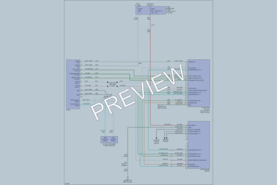 2007 Dodge Magnum Navigation wiring diagram preview