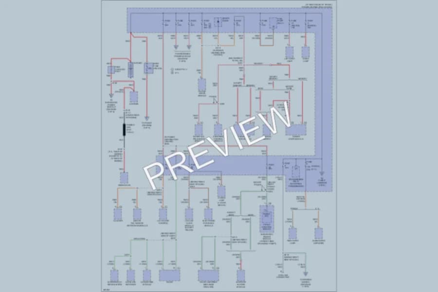 2007 Dodge Magnum Power Distribution wiring diagram preview