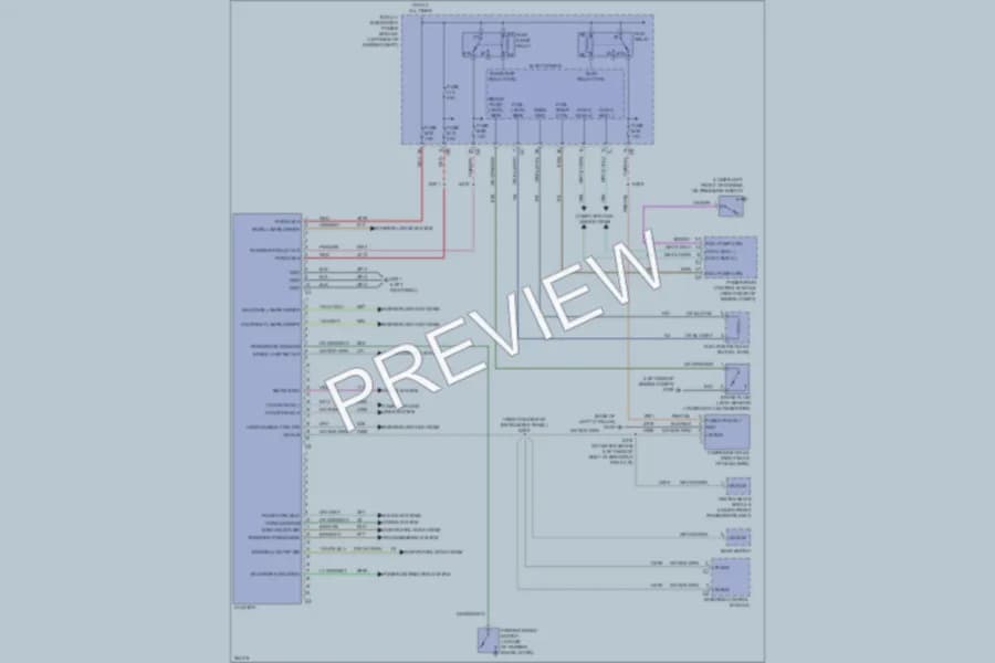 2007 Dodge Nitro Instrument Cluster wiring diagram preview