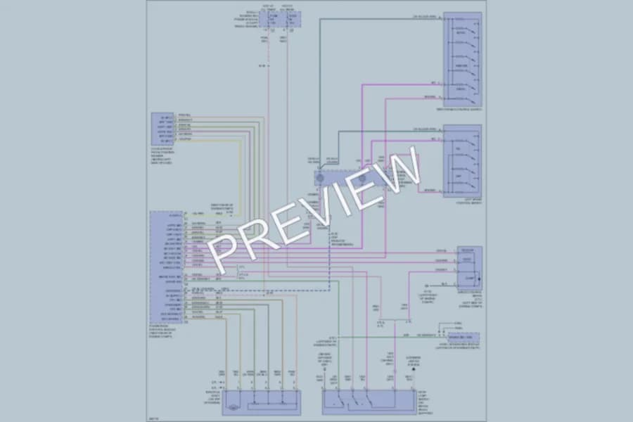 2007 Dodge R1500 Cruise Control wiring diagram preview with protected circuit layout