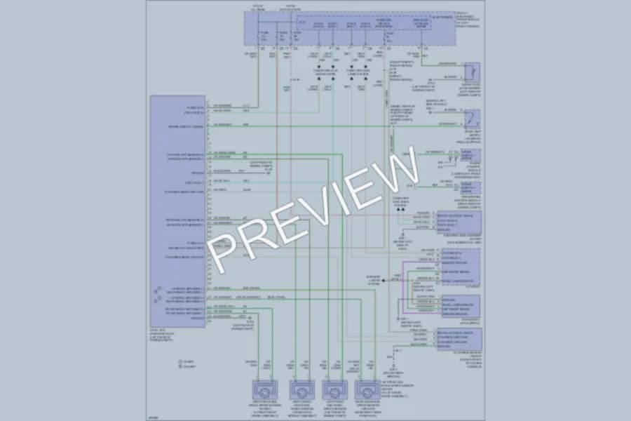 2007 Dodge R3500ChsCab Anti Lock Brakes wiring diagram preview