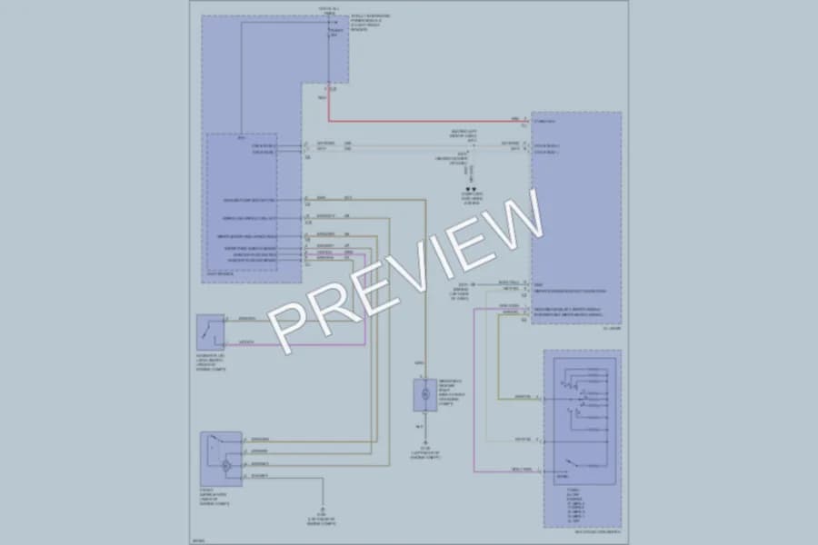 2007 Dodge R3500ChsCab Wiper Washer wiring diagram preview