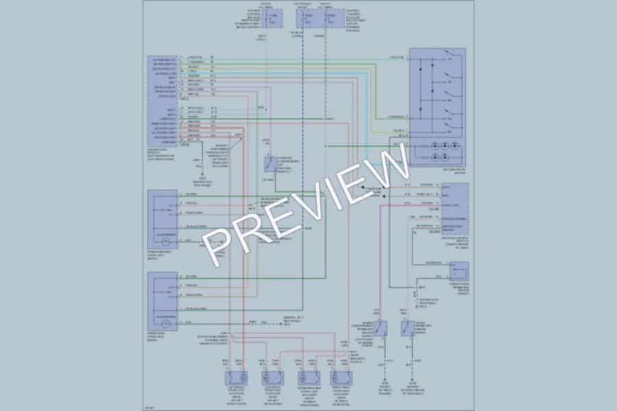 2007 Ford CrownVictoria Anti Theft wiring diagram preview