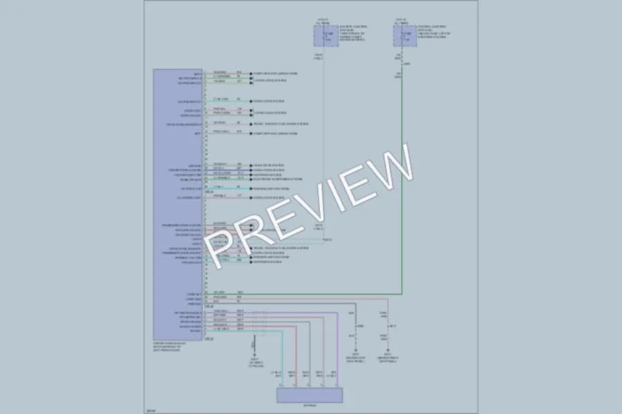 2007 Ford CrownVictoria Body Control Modules wiring diagram preview