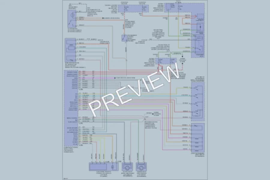 2007 Ford CrownVictoria Transmission wiring diagram preview