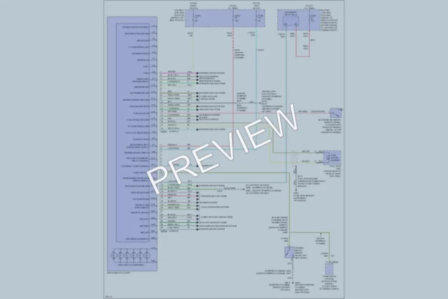 2007 Ford E450Econoline Instrument Cluster wiring diagram preview