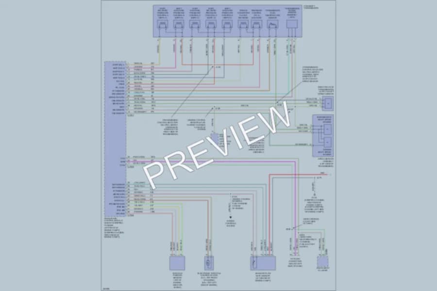 2007 Ford E450Econoline Transmission wiring diagram preview