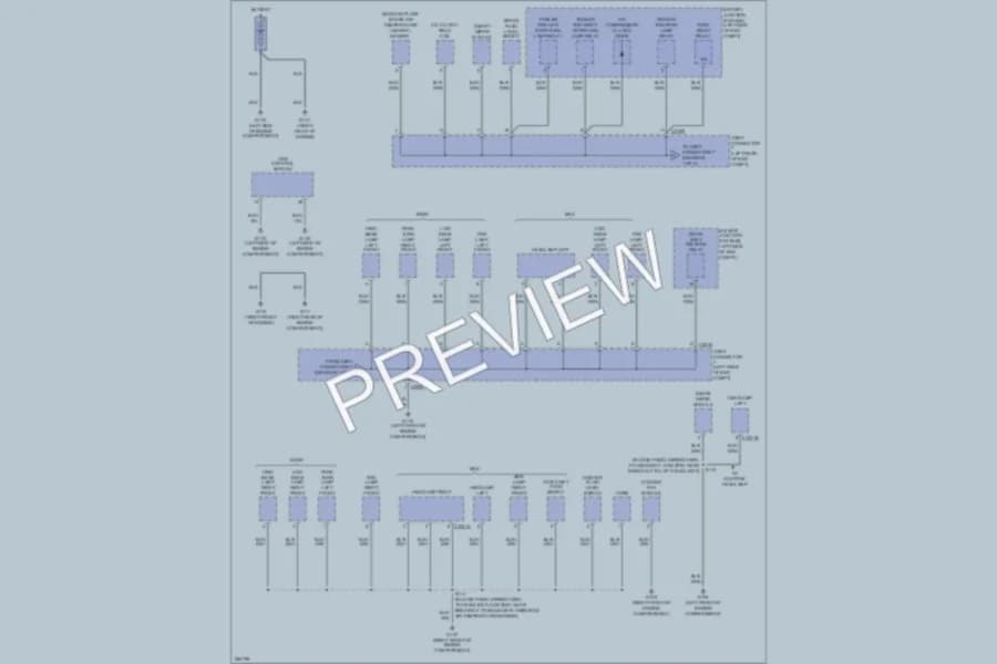 2007 Ford Edge Ground Distribution wiring diagram preview