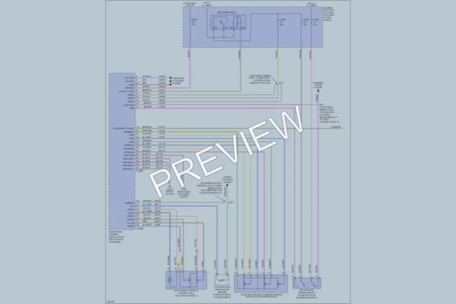 2007 Ford Edge Transmission wiring diagram preview
