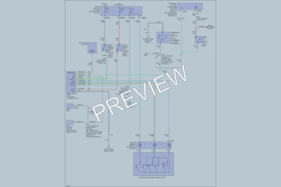 2007 Ford Escape Cruise Control wiring diagram preview