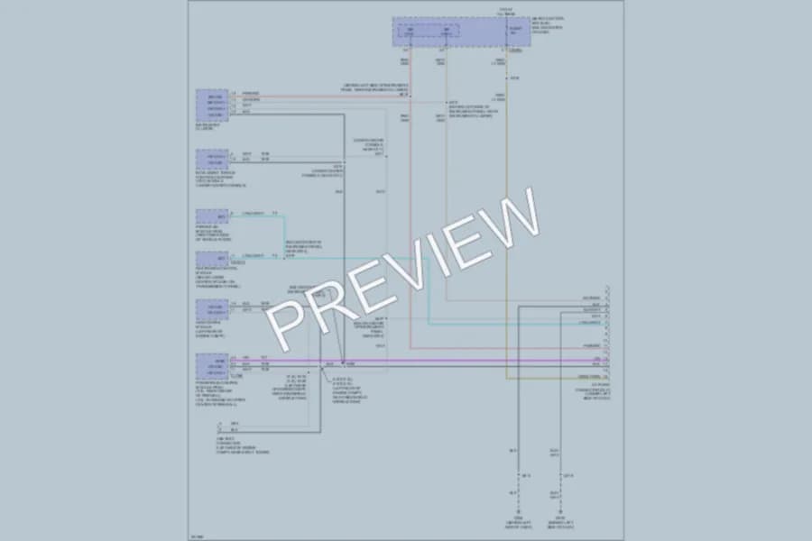 2007 Ford EscapeHybrid Computer Data Lines wiring diagram preview