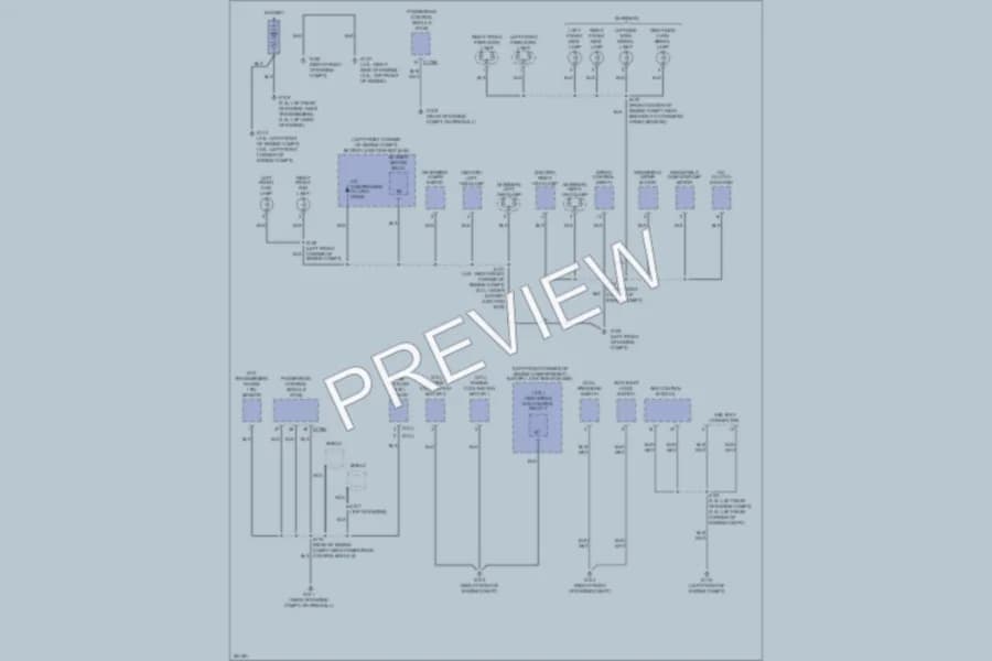2007 Ford EscapeHybrid Ground Distribution wiring diagram preview