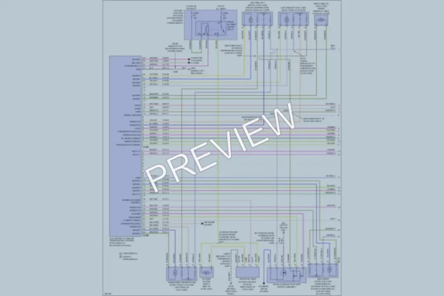 2007 Ford Expedition Air Conditioning wiring diagram preview