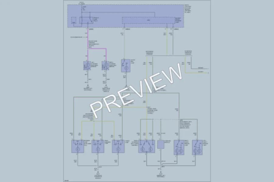 2007 Ford Explorer Interior Lights wiring diagram preview