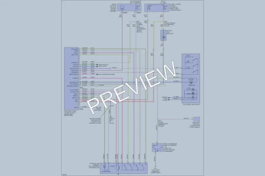 2007 Ford Explorer Transmission wiring diagram preview