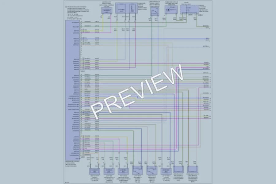 2007 Ford ExplorerSportTrac Supplemental Restraints wiring diagram preview