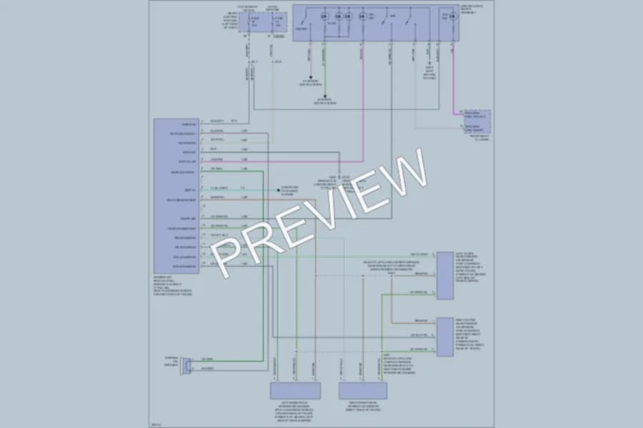 2007 Ford FiveHundred Navigation wiring diagram preview