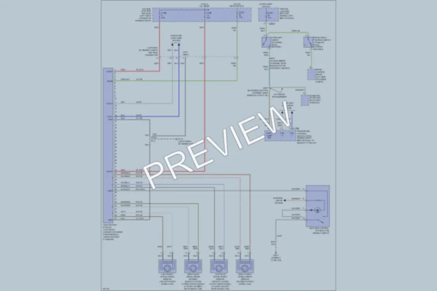 2007 Ford Focus Anti Lock Brakes wiring diagram preview
