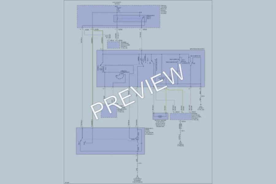2007 Ford Focus Wiper Washer wiring diagram preview