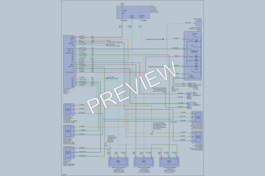 2007 Ford Freestar Navigation wiring diagram preview