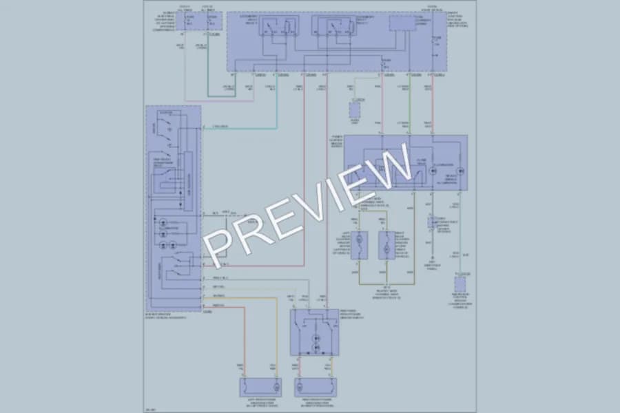 2007 Ford Freestar Power Windows wiring diagram preview