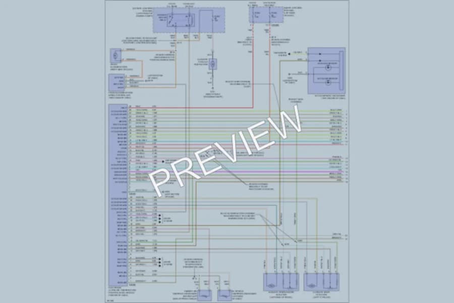 2007 Ford Freestyle Air Conditioning wiring diagram preview