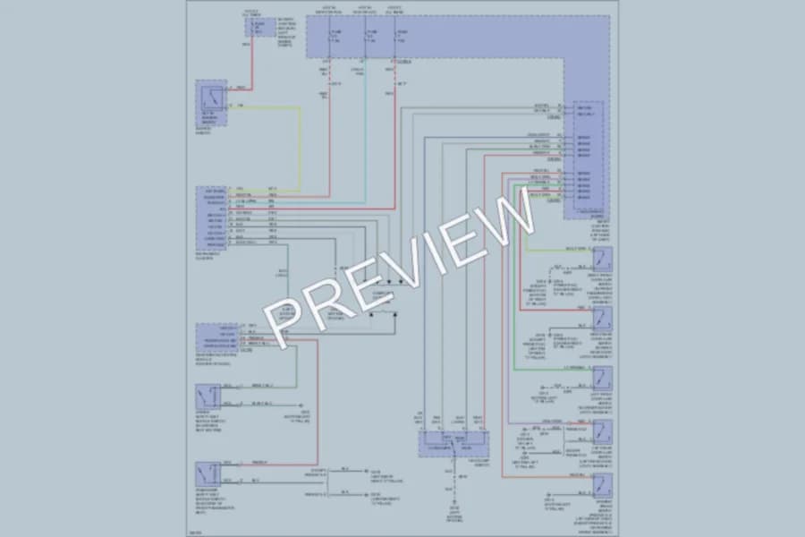 2007 Ford Freestyle Warning Systems wiring diagram preview
