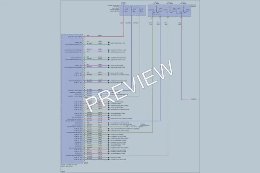 2007 Ford Ranger Body Control Modules wiring diagram preview