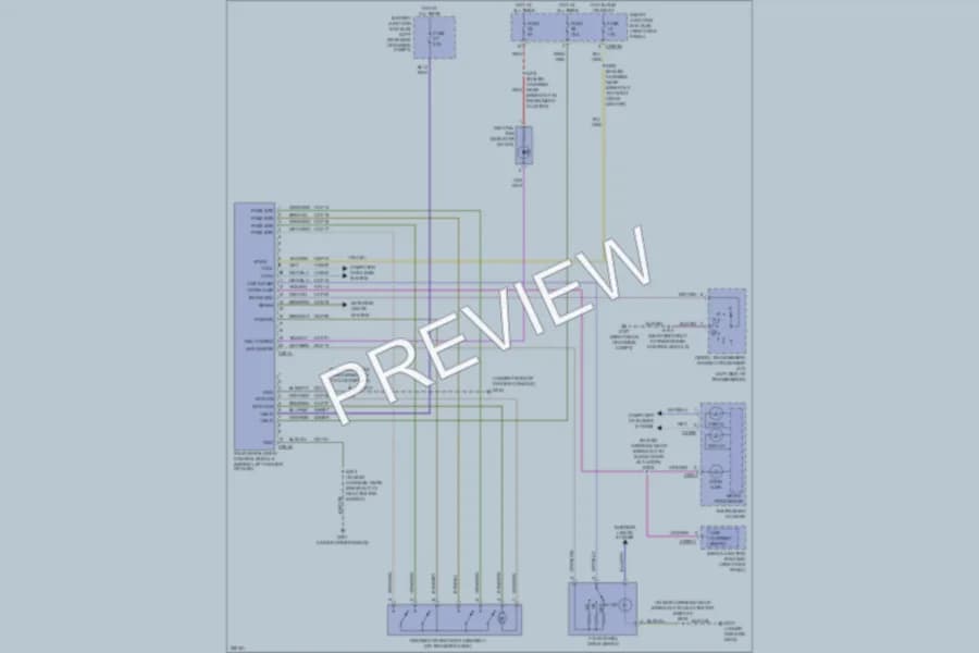 2007 Ford Ranger Transmission wiring diagram preview