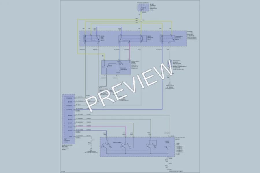 2007 Ford Ranger Wiper Washer wiring diagram preview