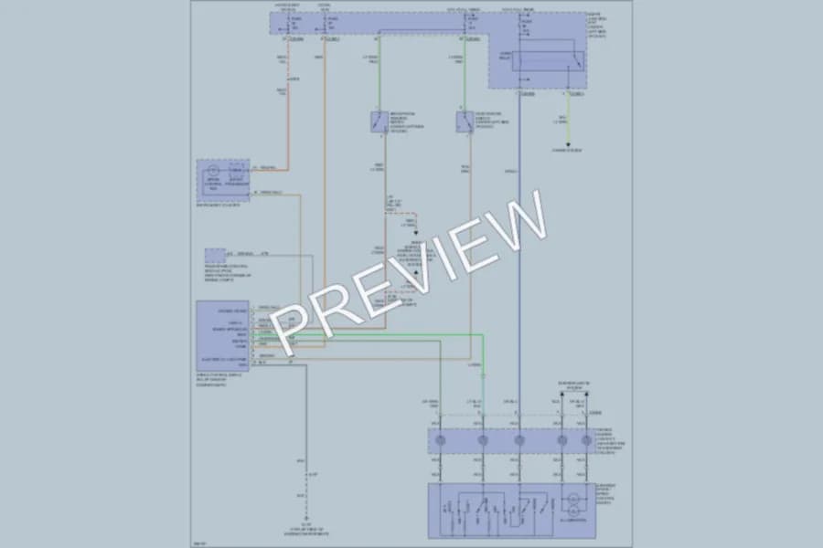 2007 Ford Taurus Cruise Control wiring diagram preview