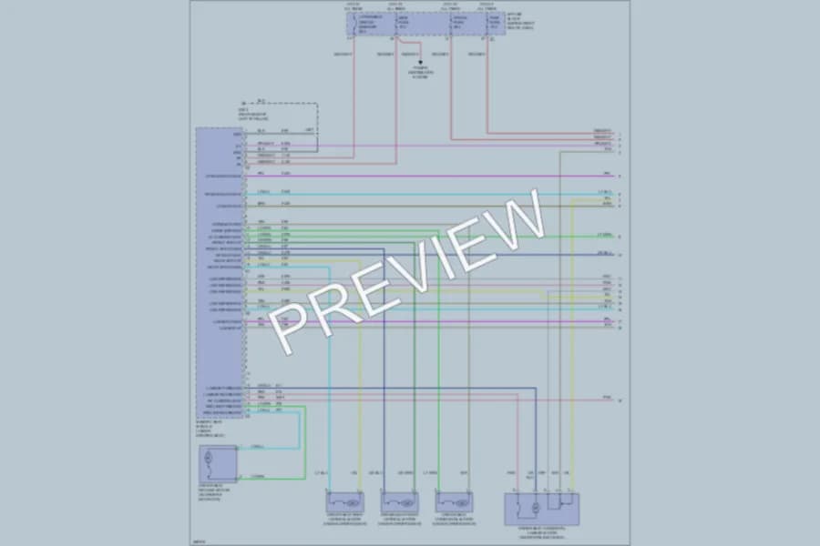 2007 GMC Acadia Memory Systems wiring diagram preview