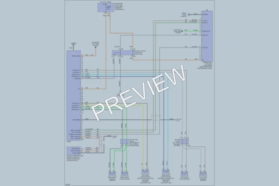 2007 GMC C1500PickupClassic Radio wiring diagram preview