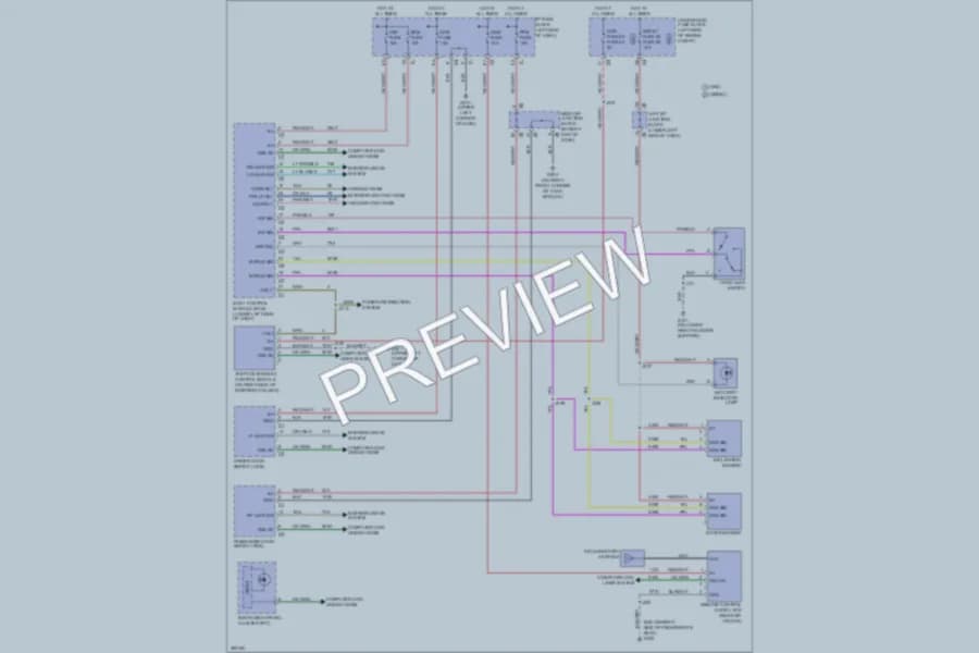2007 GMC 3500 Hd Anti Theft wiring diagram preview with protected circuit layout