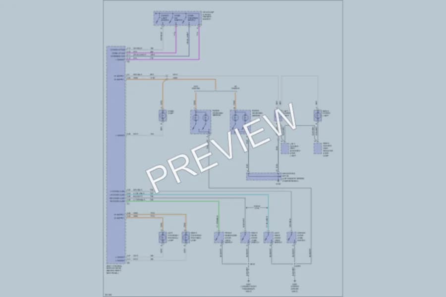 2007 GMC Canyon Interior Lights wiring diagram preview