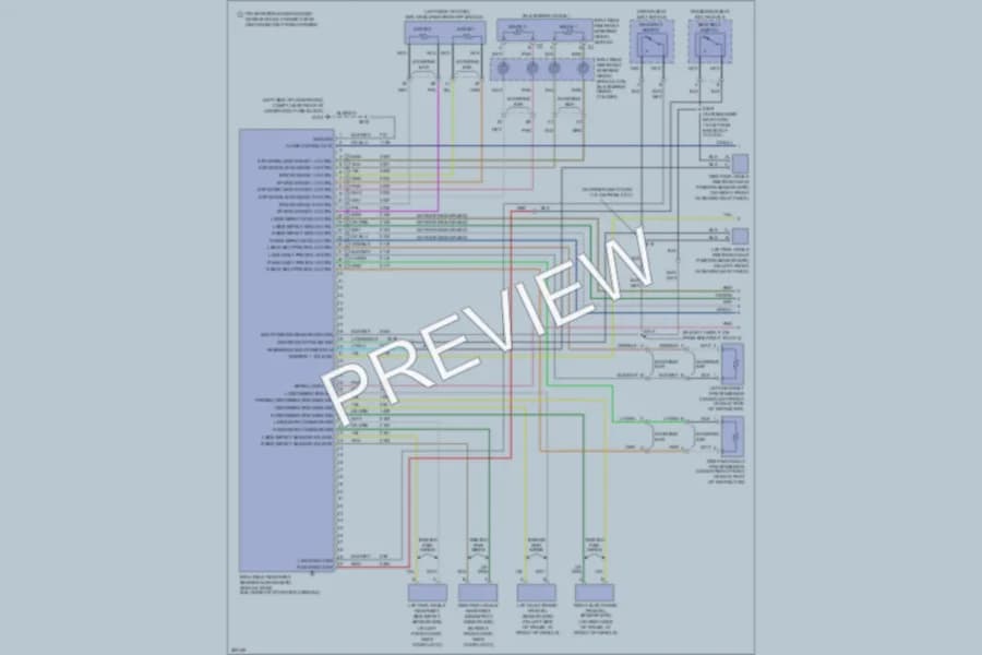 2007 GMC Envoy Supplemental Restraints wiring diagram preview