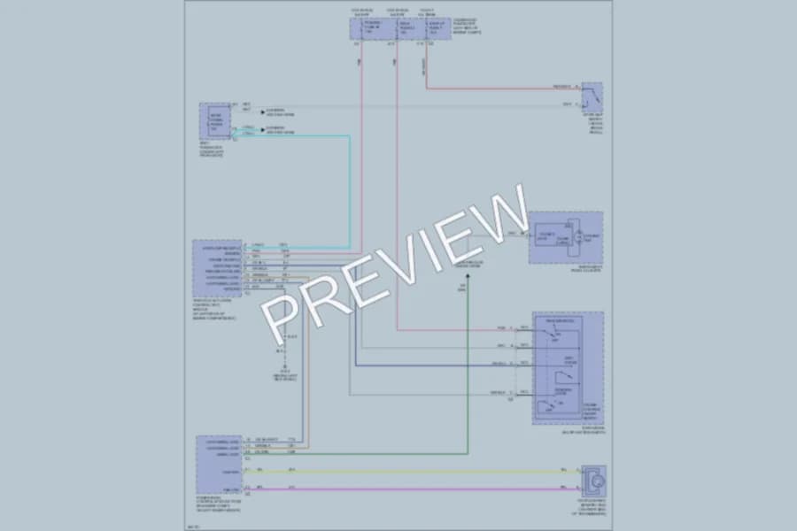 2007 GMC G2500 Cruise Control wiring diagram preview with protected circuit layout