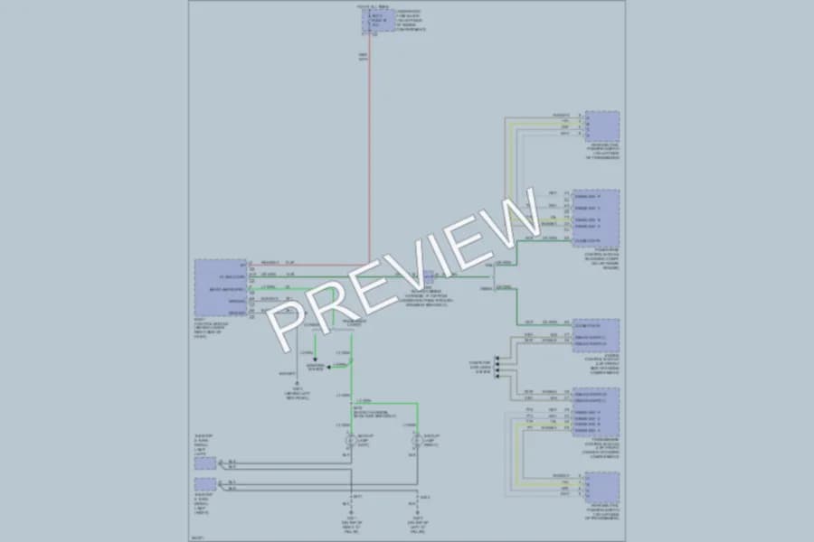 2007 GMC G2500 Exterior Lights wiring diagram preview with protected circuit layout
